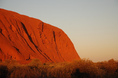 Uluru - Východ Slunce