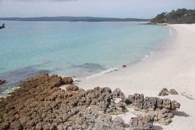 Jervis Bay - pohled na pláž