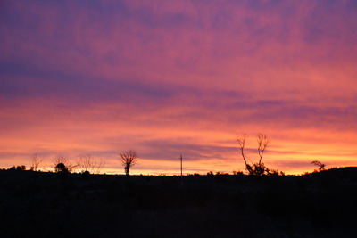 Canberra - západ slunce