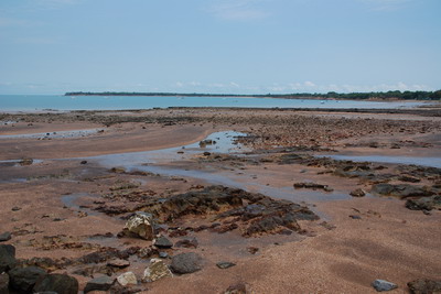 Darwin - pláže za odlivu