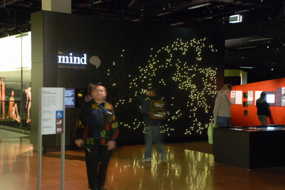 Melbourne - Vstup do expozice o mozku