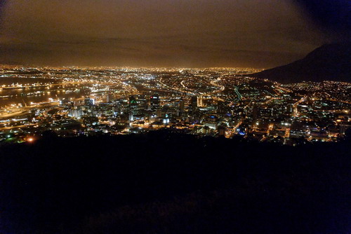 Kapské Město v noci