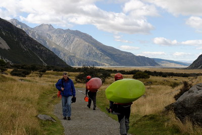 On the way to Hooker river