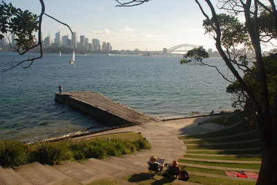 Amfiteátr s výhledem na Sydney