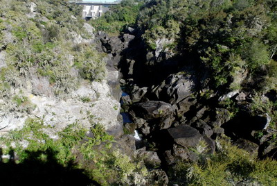 Aratiatia rapids - without water