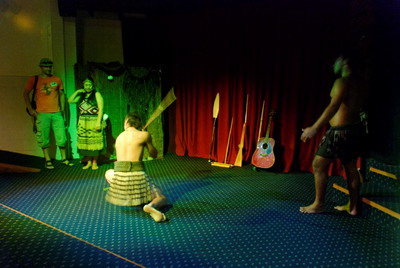Maori culture performance